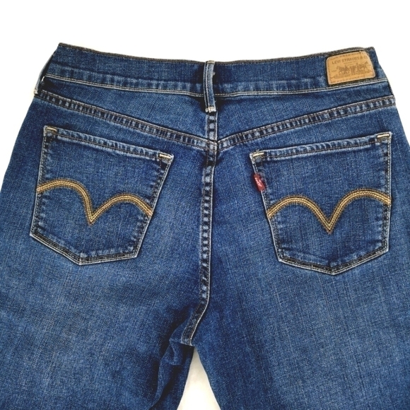 Levi's 515 Women's 6 Blue Capris Red Tag Jeans - Picture 13 of 16